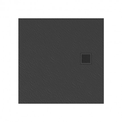 Душовий піддон NEW TRENDY MORI 90x90x3,5 см, сірий RAL 7040 (B-0395)