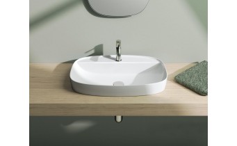 Умивальник на стільницю Catalano Colori Green Lux 65 cатин білий (165GRLXBM)