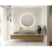 Кругле дзеркало з LED підсвіткою у ванну Elita Sharon Round 100 White, 100x100x3 см (168126)