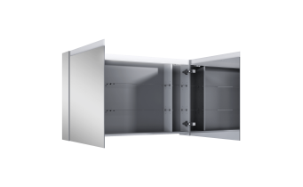 Підвісна тумба з дзеркалом у ванну (дзеркальна шафа) Elita Special 120 2D TECHNOBOX + LED, 120,6x70x15,2 см (168927)