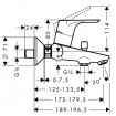 Змішувач для ванни Hansgrohe Focus Е2 (31940000)