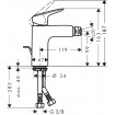 Змішувач для біде Hansgrohe Logis 100 хром (71200000)