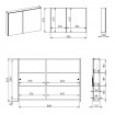 Підвісна тумба з дзеркалом у ванну (дзеркальна шафа) Elita Basic 90 2D, 90,6x61,8x12,9 см (904662) Підвісна тумба з дзеркалом у ванну (дзеркальна шафа) Elita Basic 90 2D, 90,6x61,8x12,9 см (904662)