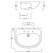 Умивальник на стільницю ArtCeram Apollo, white (APL0010100) Умивальник на стільницю ArtCeram Apollo, white (APL0010100)