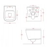 Підвісний унітаз ArtCeram A16 mini, matt white (ASV0050500) Підвісний унітаз ArtCeram A16 mini, matt white (ASV0050500)