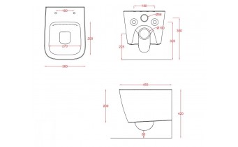 Підвісний унітаз ArtCeram A16 mini, matt white (ASV0050500)