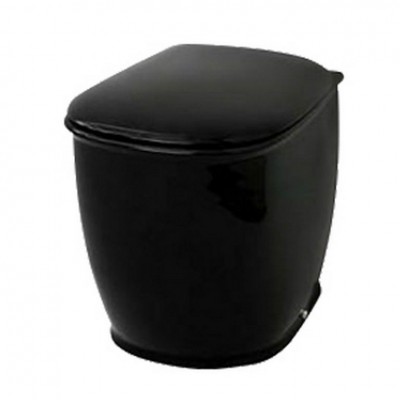 Підлоговий унітаз ArtCeram Azuley, glossy black (AZV0020300) Підлоговий унітаз ArtCeram Azuley, glossy black (AZV0020300)