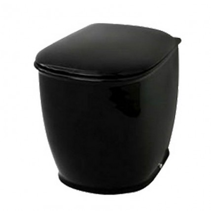 Підлоговий унітаз ArtCeram Azuley, glossy black (AZV0020300)