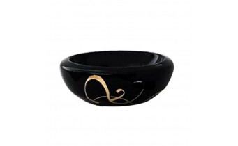 Умивальник чаша ArtСeram Blend, gold lettering on black (BLL0010306)