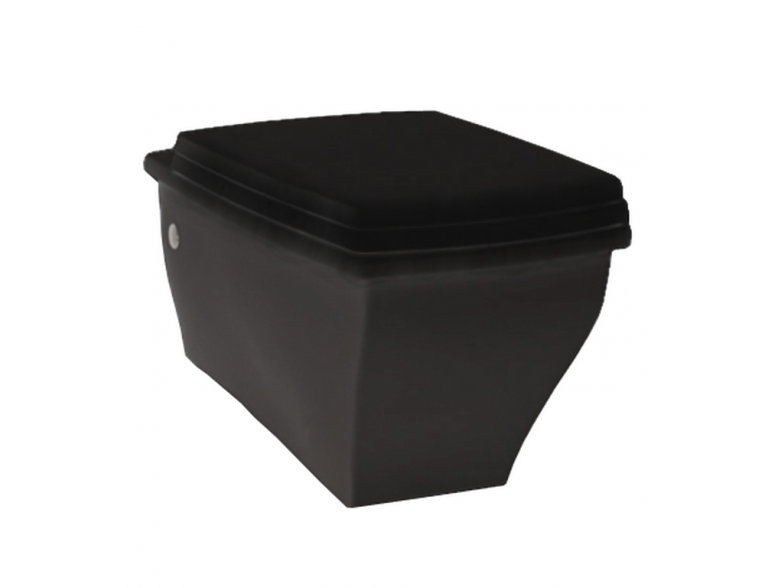 Підвісний унітаз ArtCeram Blues, glossy black (BUV0010300)