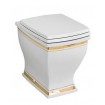 Підлоговий унітаз ArtCeram Blues, gold stripes (BUV0020111)