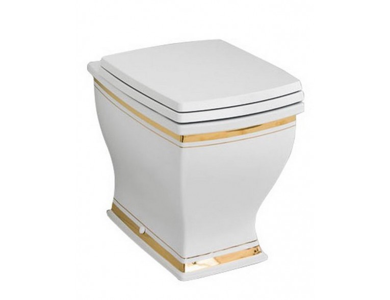 Підлоговий унітаз ArtCeram Blues, gold stripes (BUV0020111)