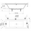 Ванна Ravak Formy 01 170x75 (C691000000) Ванна Ravak Formy 01 170x75 (C691000000)
