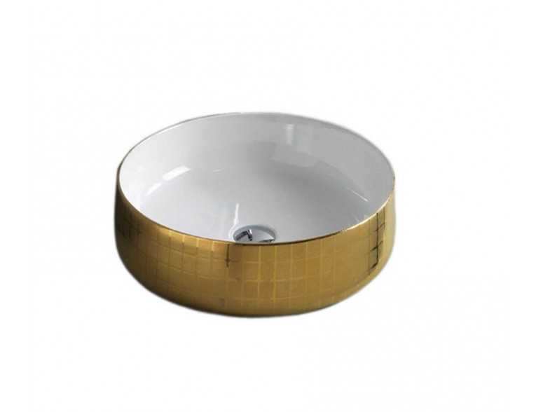 Умивальник на стільницю ArtCeram Cognac 42, gold mosaic (COL0010159)