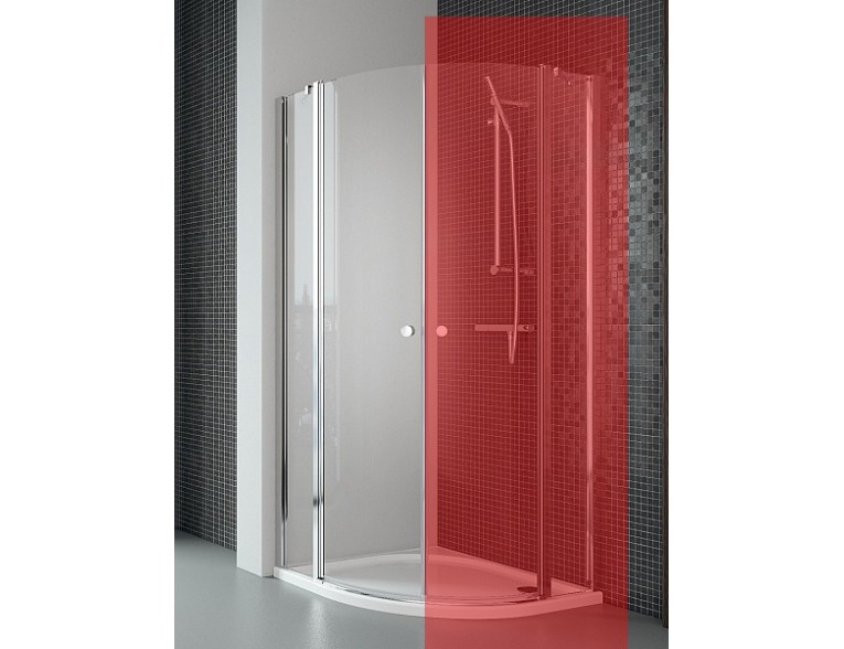 Ліва частина душової кабіни Radaway Eos II PDD 100, прозоре (3799472-01L)