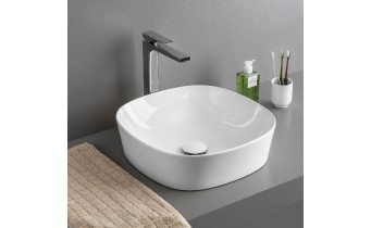 Умивальник на стільницю ArtCeram Ghost 42, white (GHL0010100)