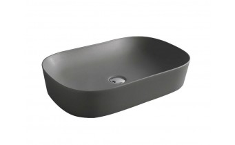Умивальник на стільницю ArtCeram Ghost 65, grey olive (GHL0021600)