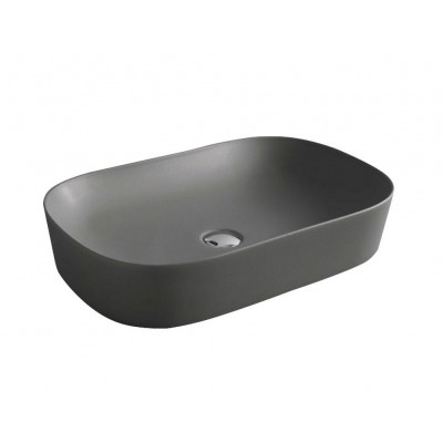 Умивальник на стільницю ArtCeram Ghost 65, grey olive (GHL0021600)