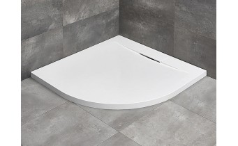 Душовий піддон, камяний Radaway Giaros A 90x90x4 см, білий (MKGA9090-03)