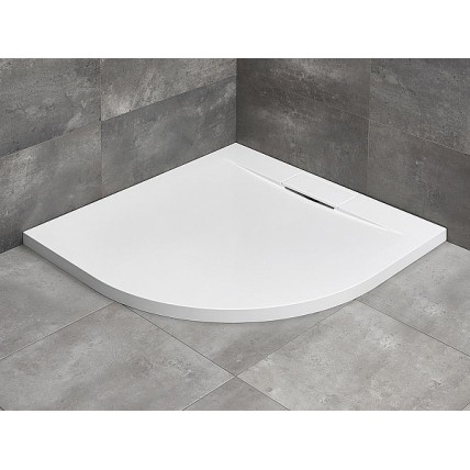 Душовий піддон, камяний Radaway Giaros A 90x90x4 см, білий (MKGA9090-03)