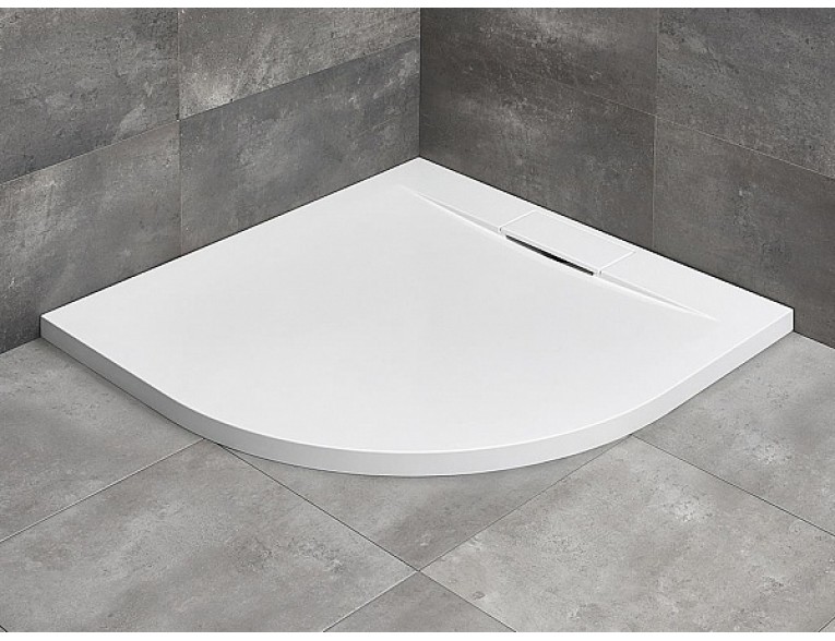 Душовий піддон, камяний Radaway Giaros A 90x90x4 см, білий (MKGA9090-03)