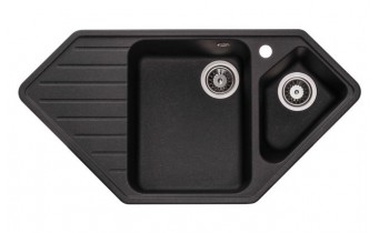 Кухонна мийка Granado Ibiza 980x500 мм, black shine (1801) Кухонна мийка Granado Ibiza 980x500 мм, black shine (1801)