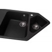 Кухонна мийка Granado Ibiza 980x500 мм, black shine (1801) Кухонна мийка Granado Ibiza 980x500 мм, black shine (1801)