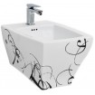 Підвісне біде ArtCeram Jazz, black lettering (JZB0010103)