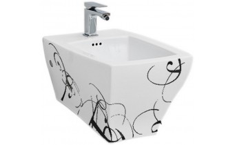 Підвісне біде ArtCeram Jazz, black lettering (JZB0010103) Підвісне біде ArtCeram Jazz, black lettering (JZB0010103)