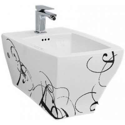 Підвісне біде ArtCeram Jazz, black lettering (JZB0010103) Підвісне біде ArtCeram Jazz, black lettering (JZB0010103)