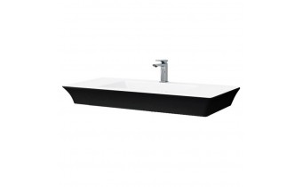Підвісний умивальник ArtCeram Jazz, black white (JZL0150150) Підвісний умивальник ArtCeram Jazz, black white (JZL0150150)