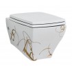 Підвісний унітаз ArtCeram Jazz, gold lettering (JZV0010106)