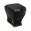 Підлоговий унітаз ArtCeram Jazz, gold lettering black (JZV0020306)