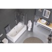 Шторка для ванни EXCELLENT AXEL 1200x1400, трьохсекційна права (KAAX.1309.1200.PR )