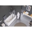 Шторка для ванни EXCELLENT AXEL 1200x1400, трьохсекційна права (KAAX.1309.1200.PR )