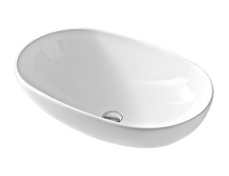 Умивальник на стільницю ArtCeram La ciotola 70, white (LCL0020100)