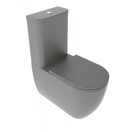 Унітаз моноблок GSG LIKE 69 см Smart Clean matt Cement (LKMBL020)