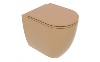 Унітаз підлоговий GSG LIKE 52,5 см Smart Clean matt Chestnut (LKWC01017)