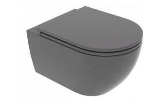 Підвісний унітаз GSG LIKE 52,5 см Smart Clean matt Ash (LKWCSO021)
