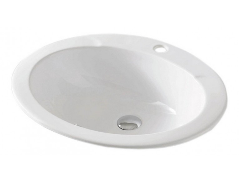 Врізний умивальник ArtCeram Minerva, white (MNL0010100)
