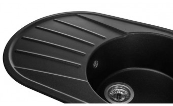 Кухонна мийка Granado Murcia 780x500 мм, black shine (1701)