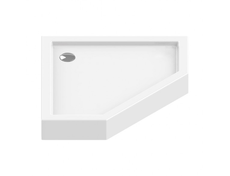 Душовий піддон NEW TRENDY NEW AZURA L 100x80x15 см (B-0416)
