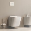 Cидіння з повільним закриванням soft-close з кришкою для унітазу Omnires Fontana, білий глянець (FONTANADEBP)