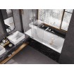 Душова шторка на ванну Besco Easy Slide 100x150 см, на 2 секції, прозоре скло, профіль хромований (PES-2S) Душова шторка на ванну Besco Easy Slide 100x150 см, на 2 секції, прозоре скло, профіль хромований (PES-2S)