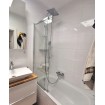 Душова шторка на ванну Besco Easy Slide 100x150 см, на 2 секції, прозоре скло, профіль хромований (PES-2S) Душова шторка на ванну Besco Easy Slide 100x150 см, на 2 секції, прозоре скло, профіль хромований (PES-2S)