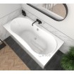 Акрилова пряма ванна Polimat Long 170x80 см, + ніжки з кріпленням + сифон (система зливу) (00427L)