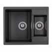 Кухонна мийка Granado Samora 579x488 мм, black shine (0901)