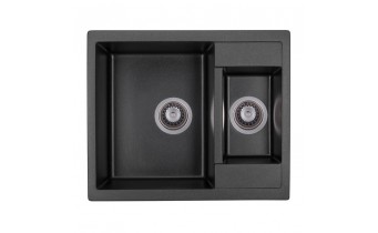 Кухонна мийка Granado Samora 579x488 мм, black shine (0901) Кухонна мийка Granado Samora 579x488 мм, black shine (0901)