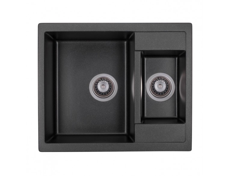 Кухонна мийка Granado Samora 579x488 мм, black shine (0901)