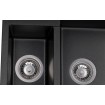 Кухонна мийка Granado Samora 579x488 мм, black shine (0901) Кухонна мийка Granado Samora 579x488 мм, black shine (0901)
